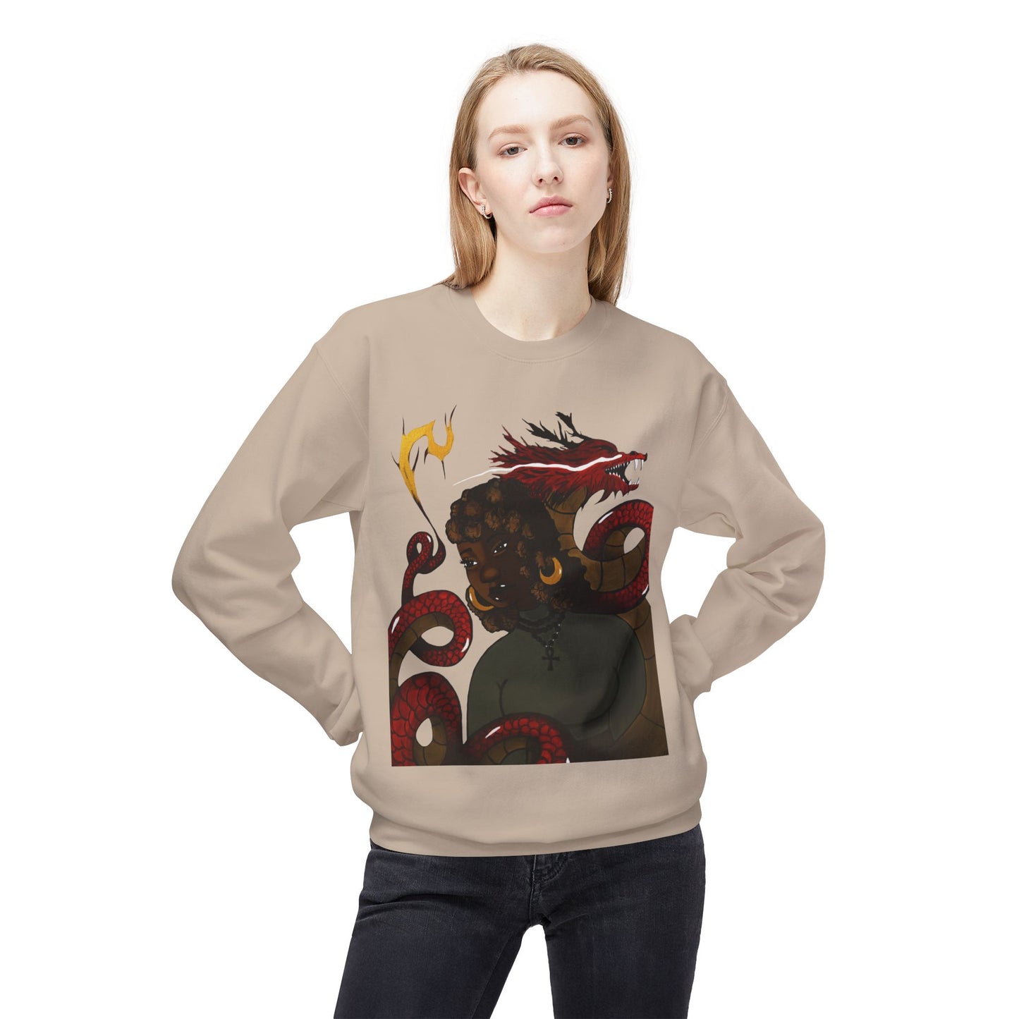 “Dragon Dance” Fleece Sweatshirt