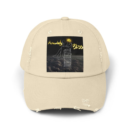 'Knowledge is Bliss' Distressed Cap
