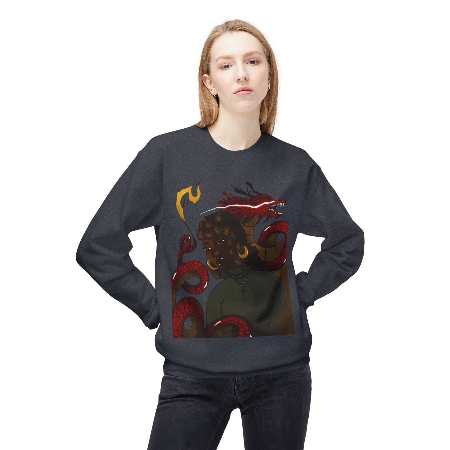 “Dragon Dance” Fleece Sweatshirt