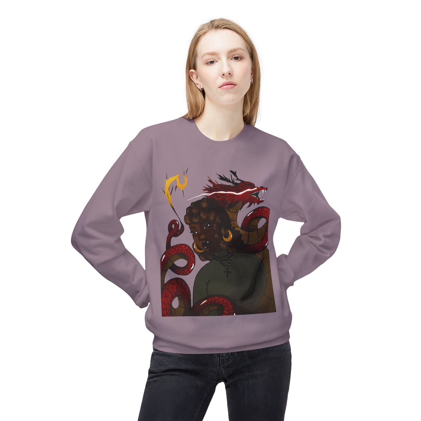 “Dragon Dance” Fleece Sweatshirt