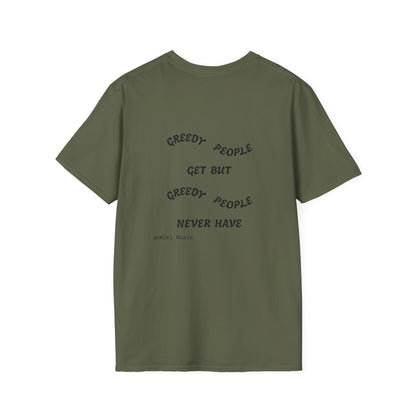 'Let Go of Greed' Graphic Tee