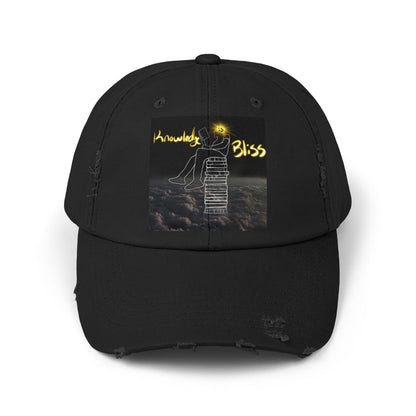 'Knowledge is Bliss' Distressed Cap